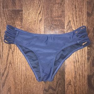 Hollister navy bikini bottom
